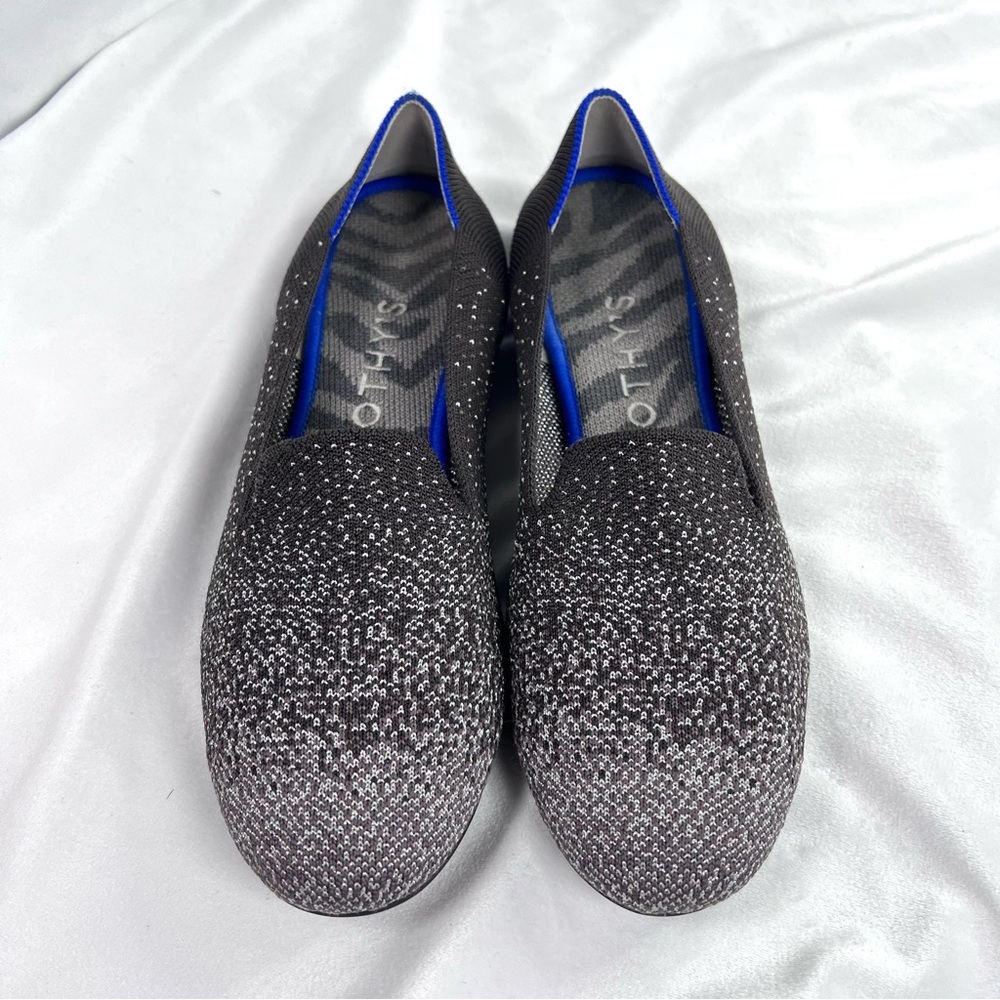 Rothy's Black and White Loafers - Picture 4 of 10